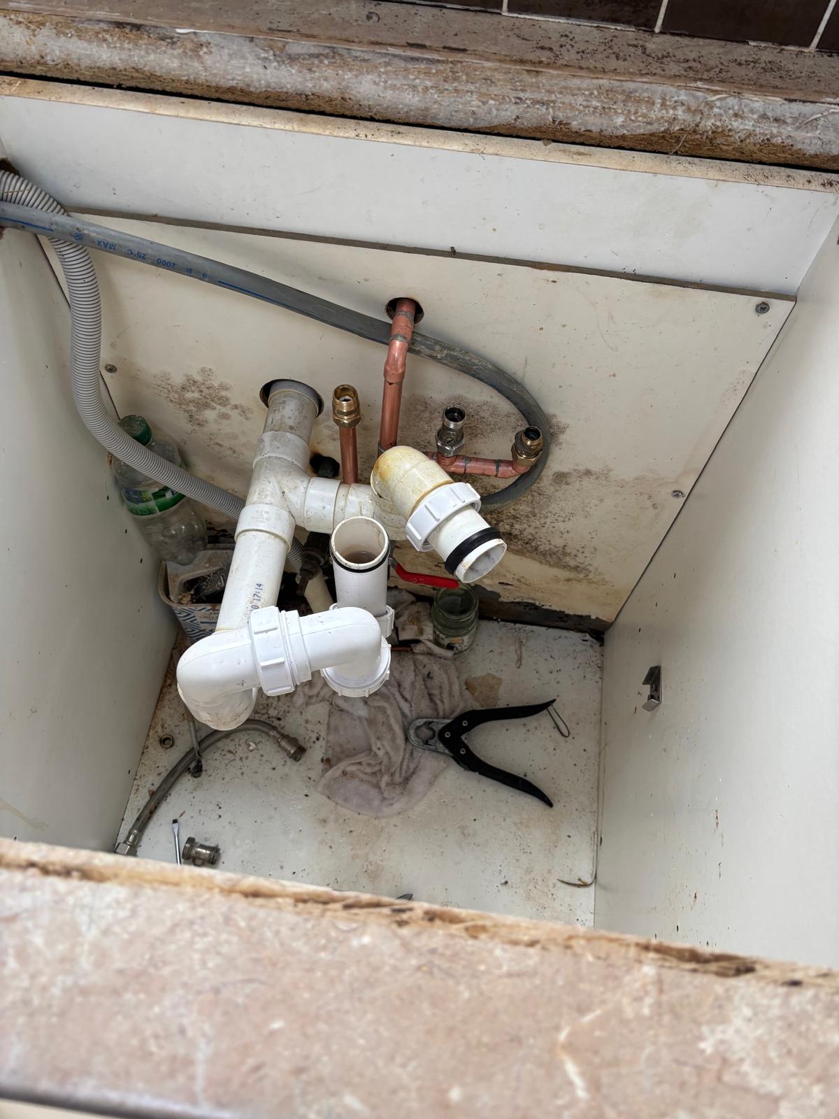 Before: Under-Sink Renovation